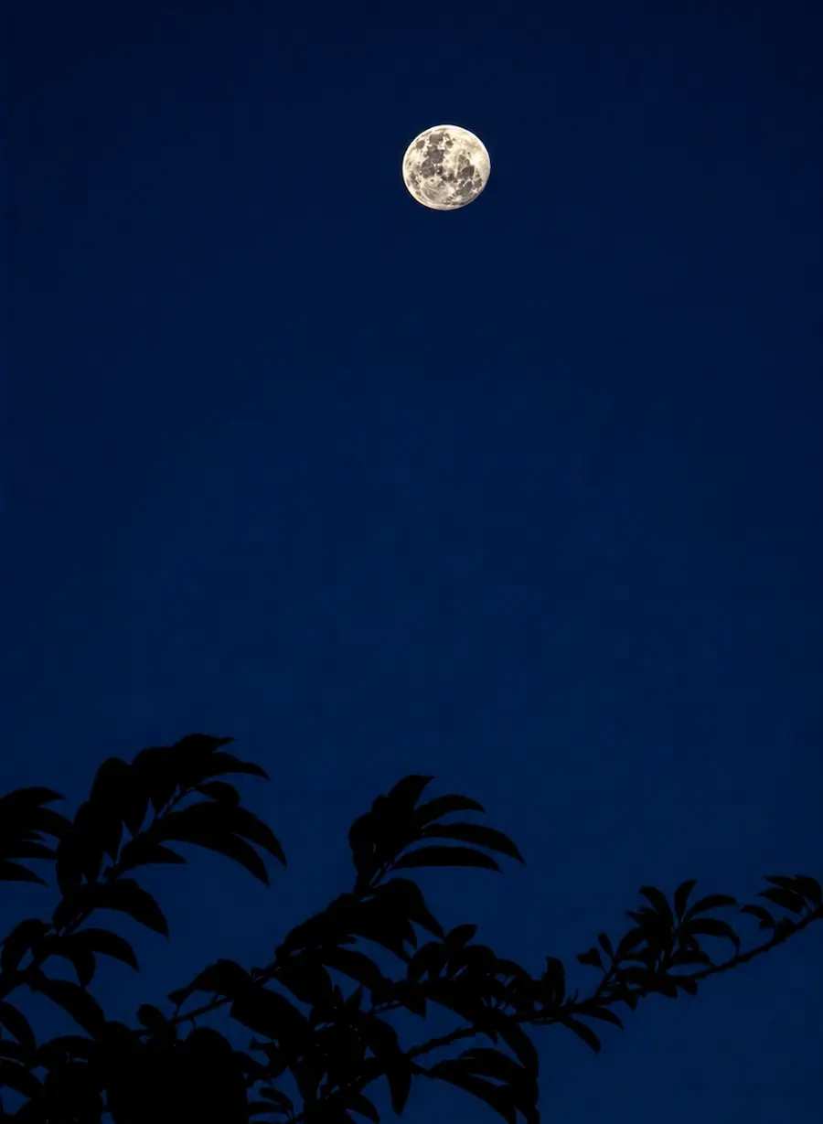 Foto da Lua com exposição correta