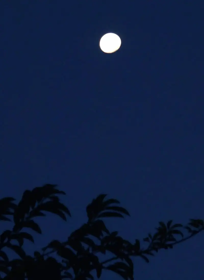 Foto da Lua estourada